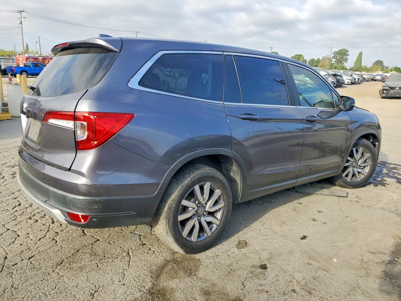 2019 Honda Pilot Exl Gray vin: 5FNYF5H54KB036938