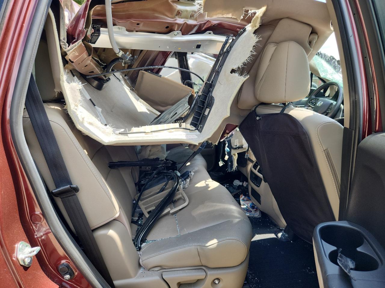 2021 Honda Pilot Exl Темно-бордовый vin: 5FNYF5H54MB047506