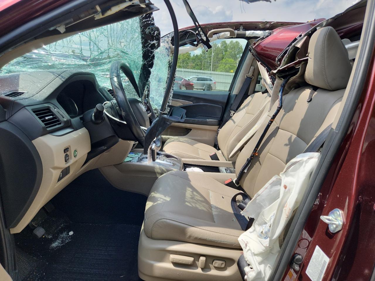 2021 Honda Pilot Exl Темно-бордовый vin: 5FNYF5H54MB047506