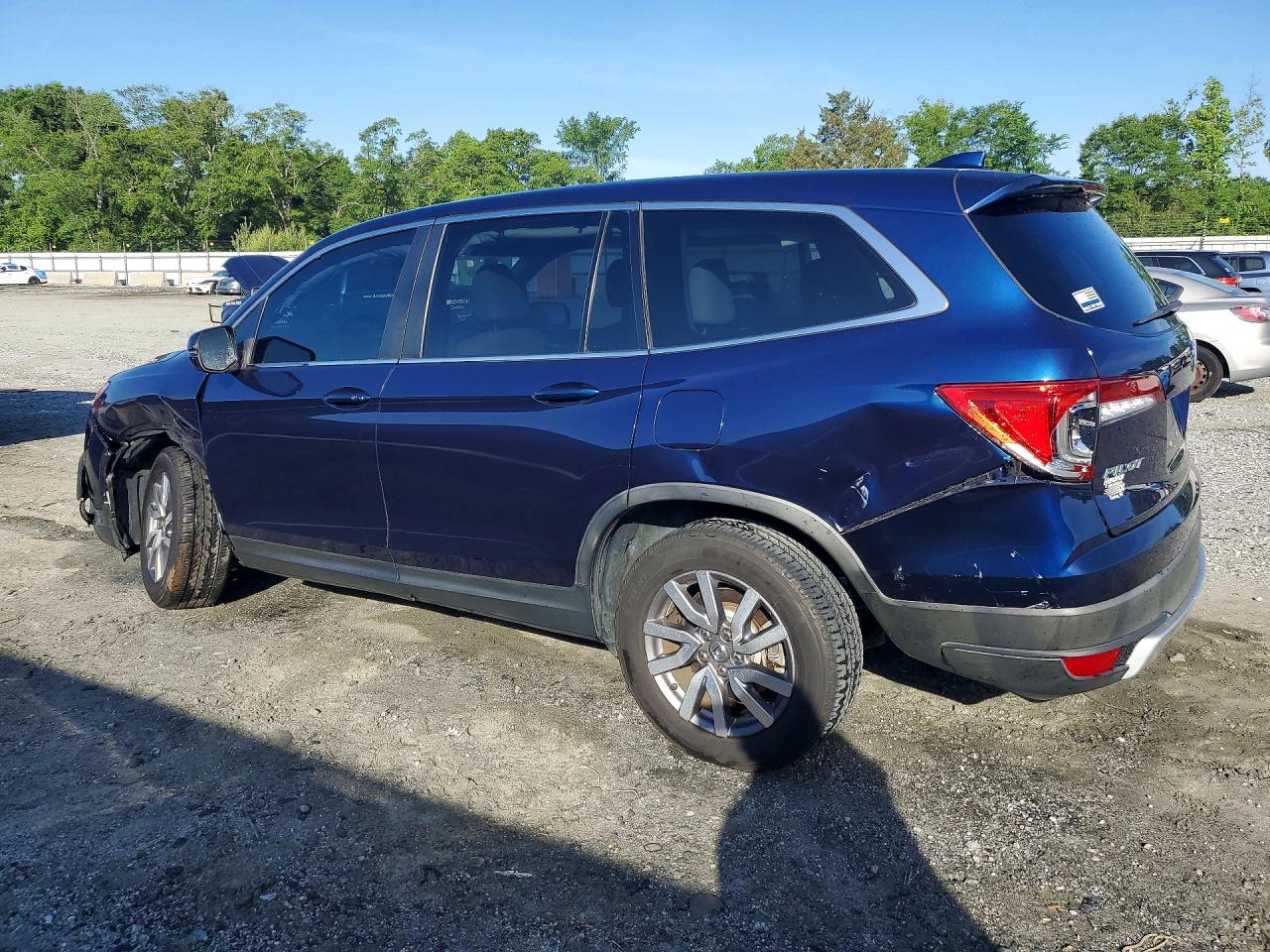 2019 Honda Pilot Exl Синий vin: 5FNYF5H55KB046460