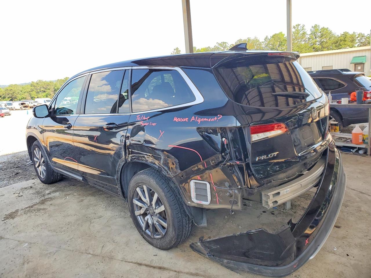 2019 Honda Pilot Exl Черный vin: 5FNYF5H57KB046184