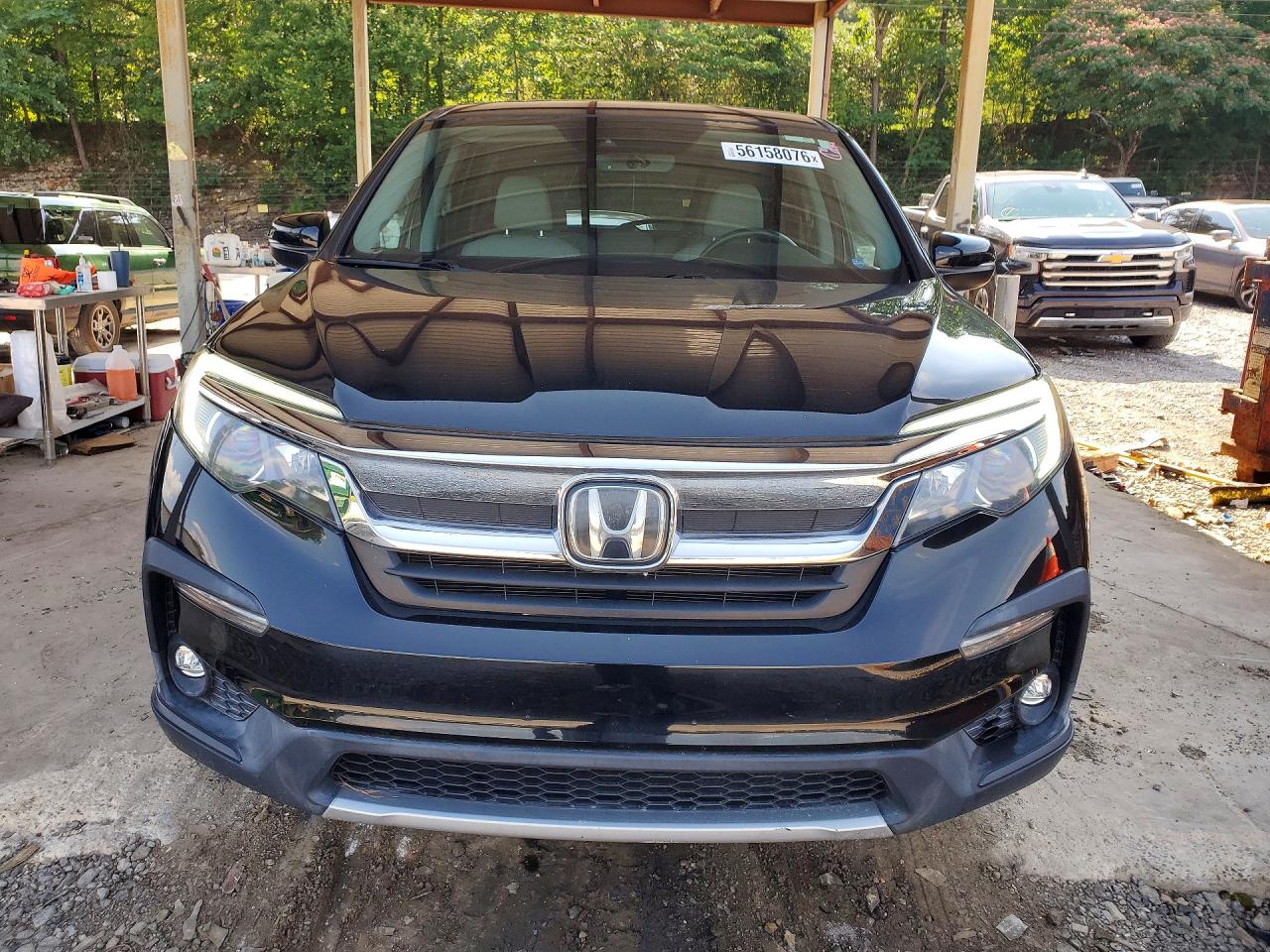 2019 Honda Pilot Exl Черный vin: 5FNYF5H57KB046184