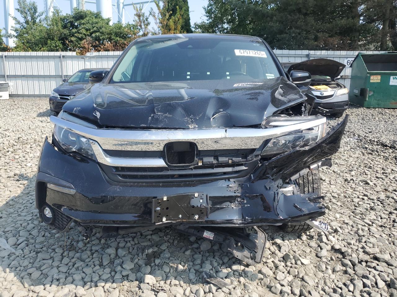 2021 Honda Pilot Exl Black vin: 5FNYF5H57MB046804
