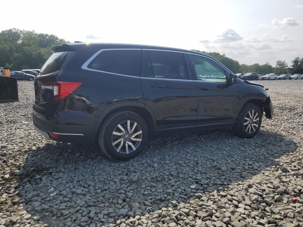 2021 Honda Pilot Exl Black vin: 5FNYF5H57MB046804