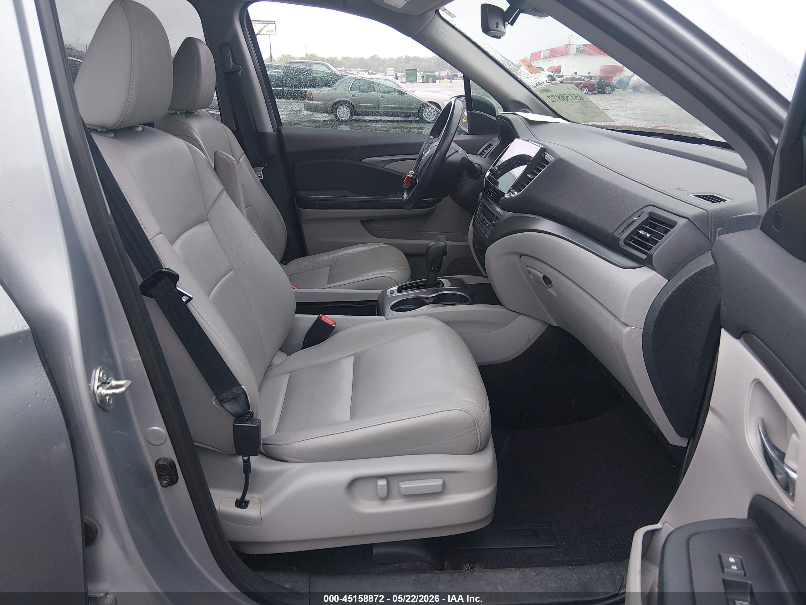 2019 Honda Pilot Ex-l Silver vin: 5FNYF5H59KB010688