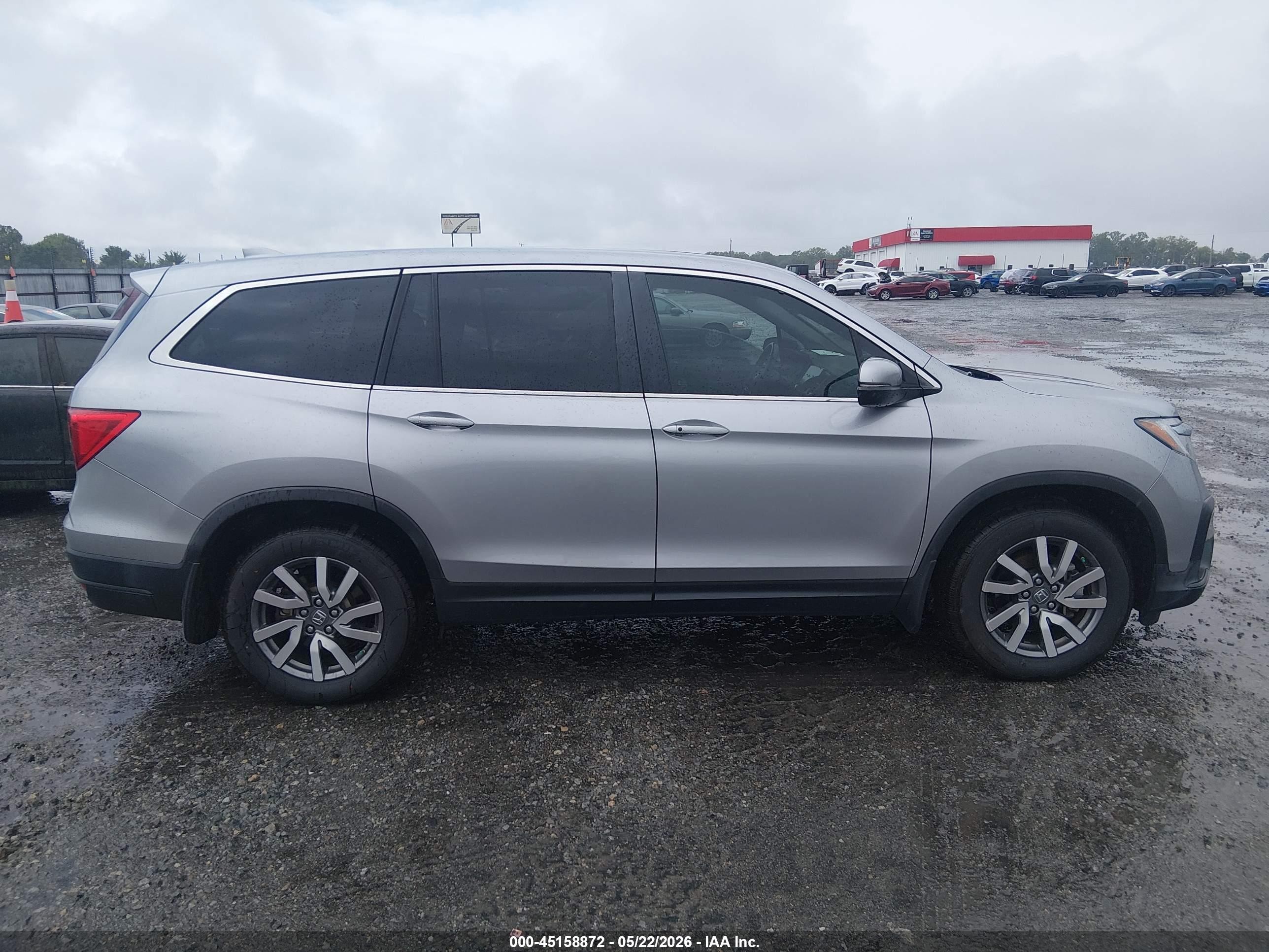 2019 Honda Pilot Ex-l Silver vin: 5FNYF5H59KB010688