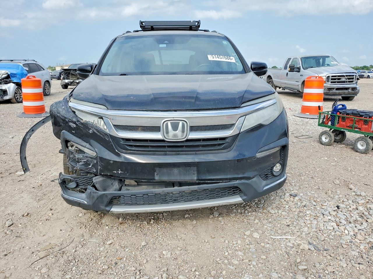 2020 Honda Pilot Touring Black vin: 5FNYF5H62LB006086