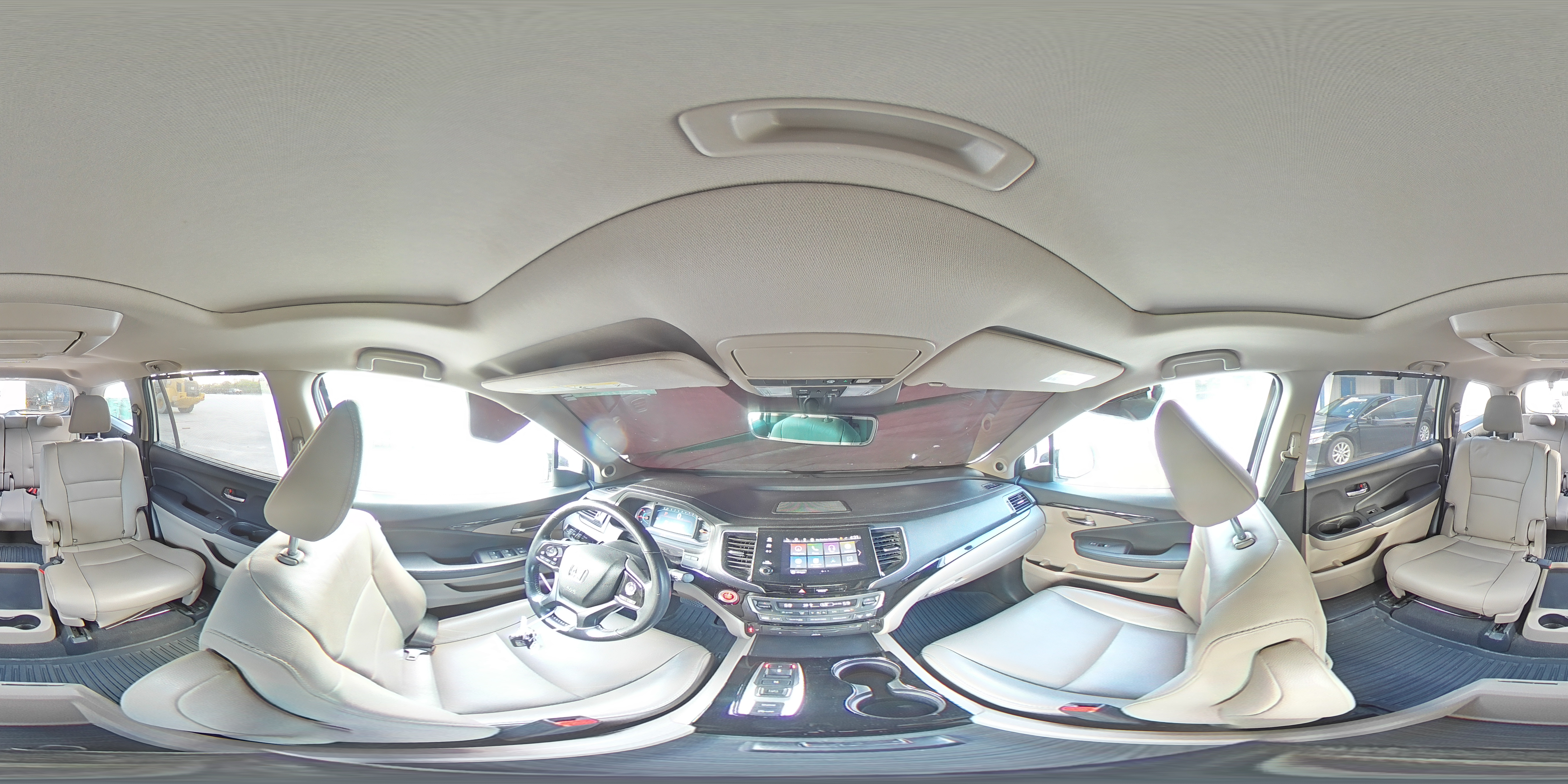 2019 Honda Pilot Touring White vin: 5FNYF5H69KB000851