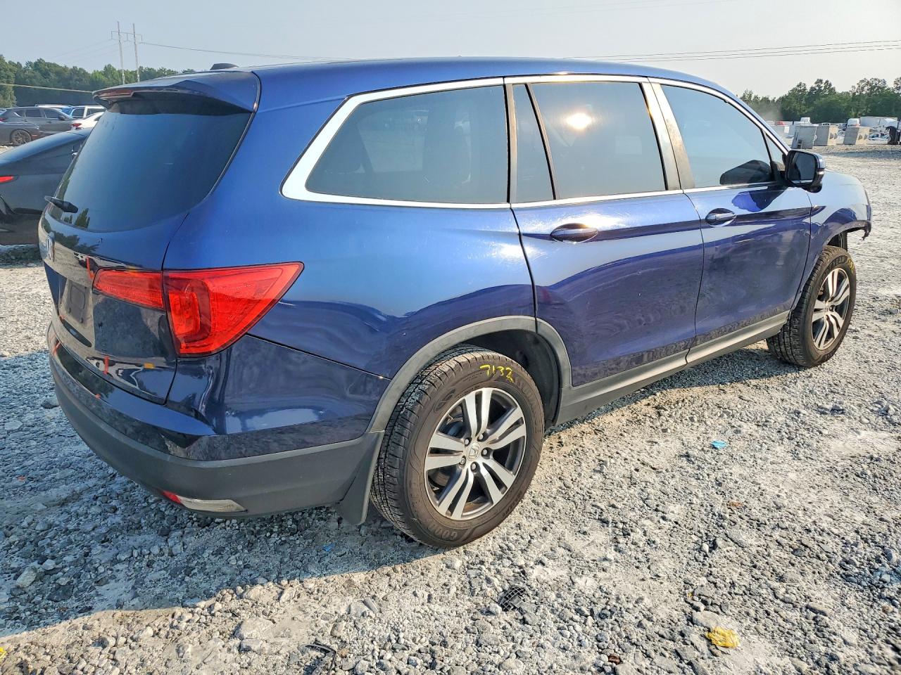 2016 Honda Pilot Exl Blue vin: 5FNYF5H8XGB044494