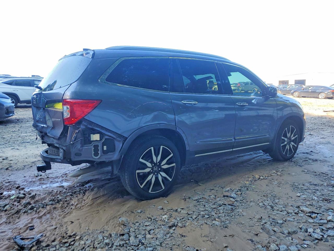 2020 Honda Pilot Touring Gray vin: 5FNYF5H90LB007232