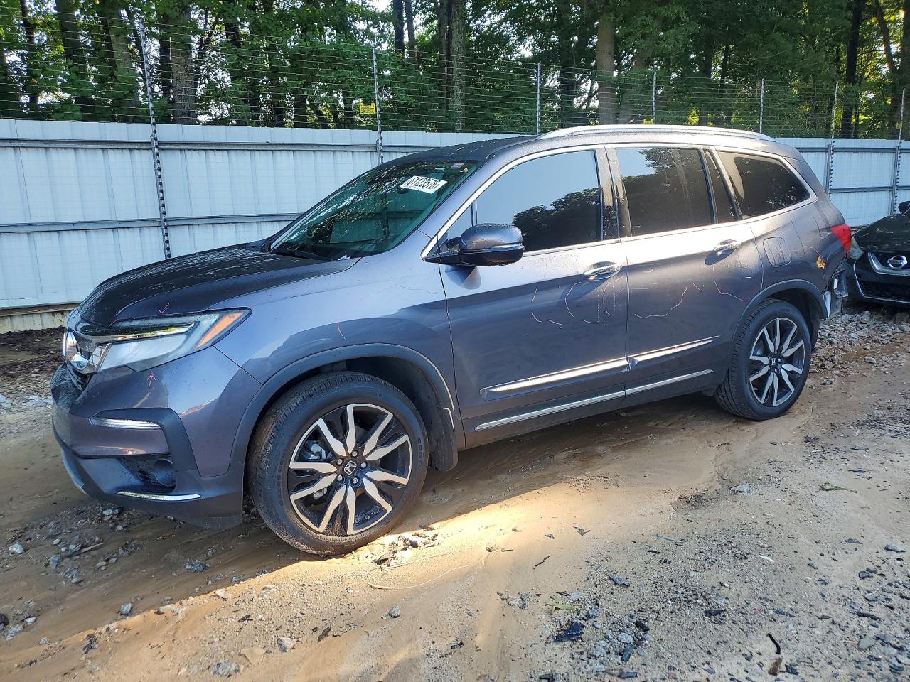 2020 Honda Pilot Touring Серый vin: 5FNYF5H90LB007232
