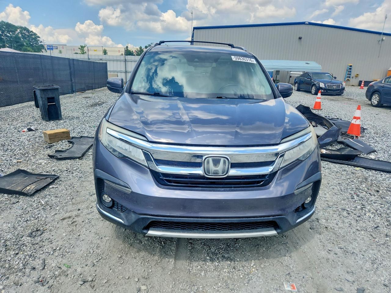 2019 Honda Pilot Touring Gray vin: 5FNYF5H91KB022658