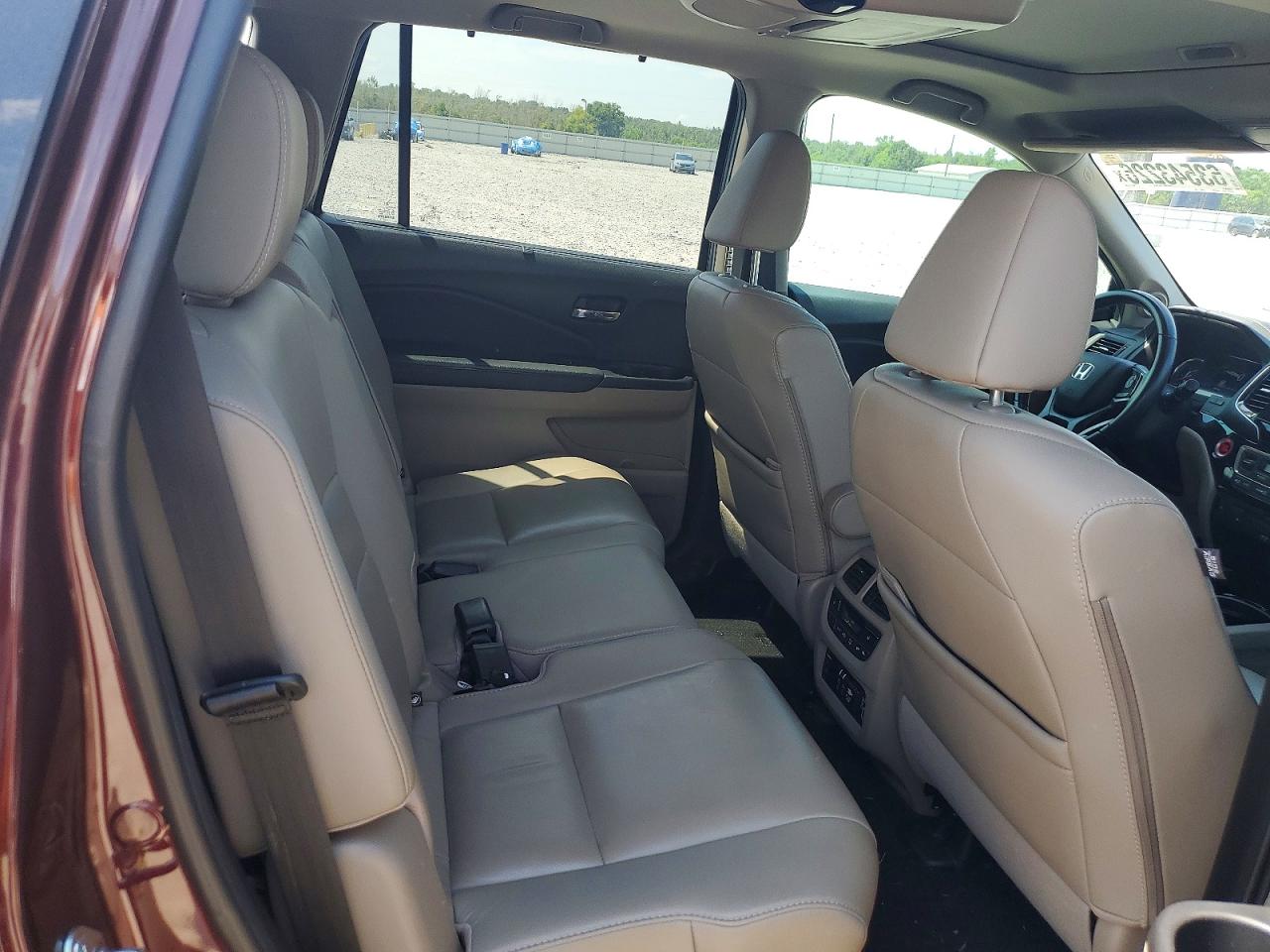 2019 Honda Pilot Touring Бордовый vin: 5FNYF5H98KB015934