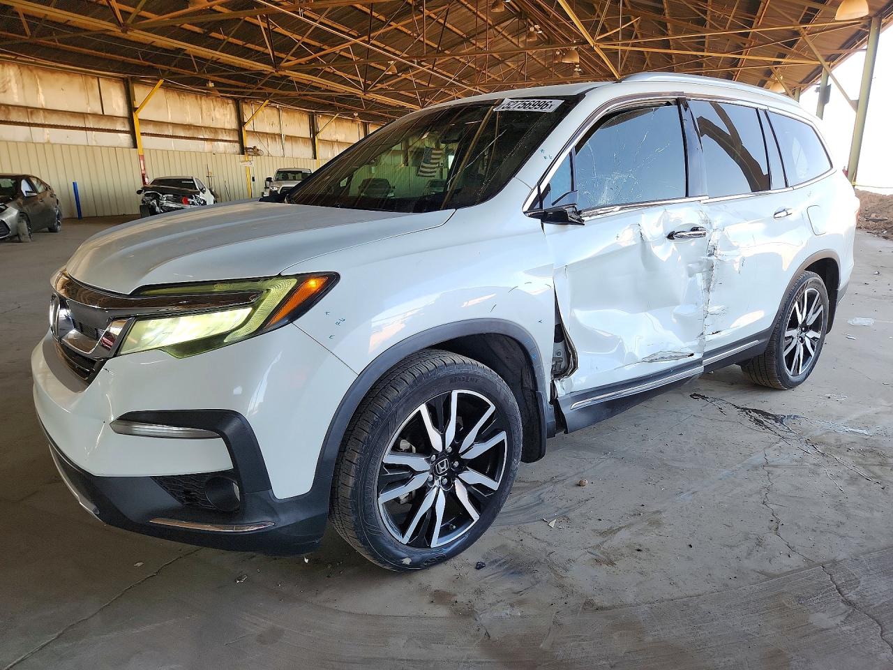 2020 Honda Pilot Touring White vin: 5FNYF5H99LB009853