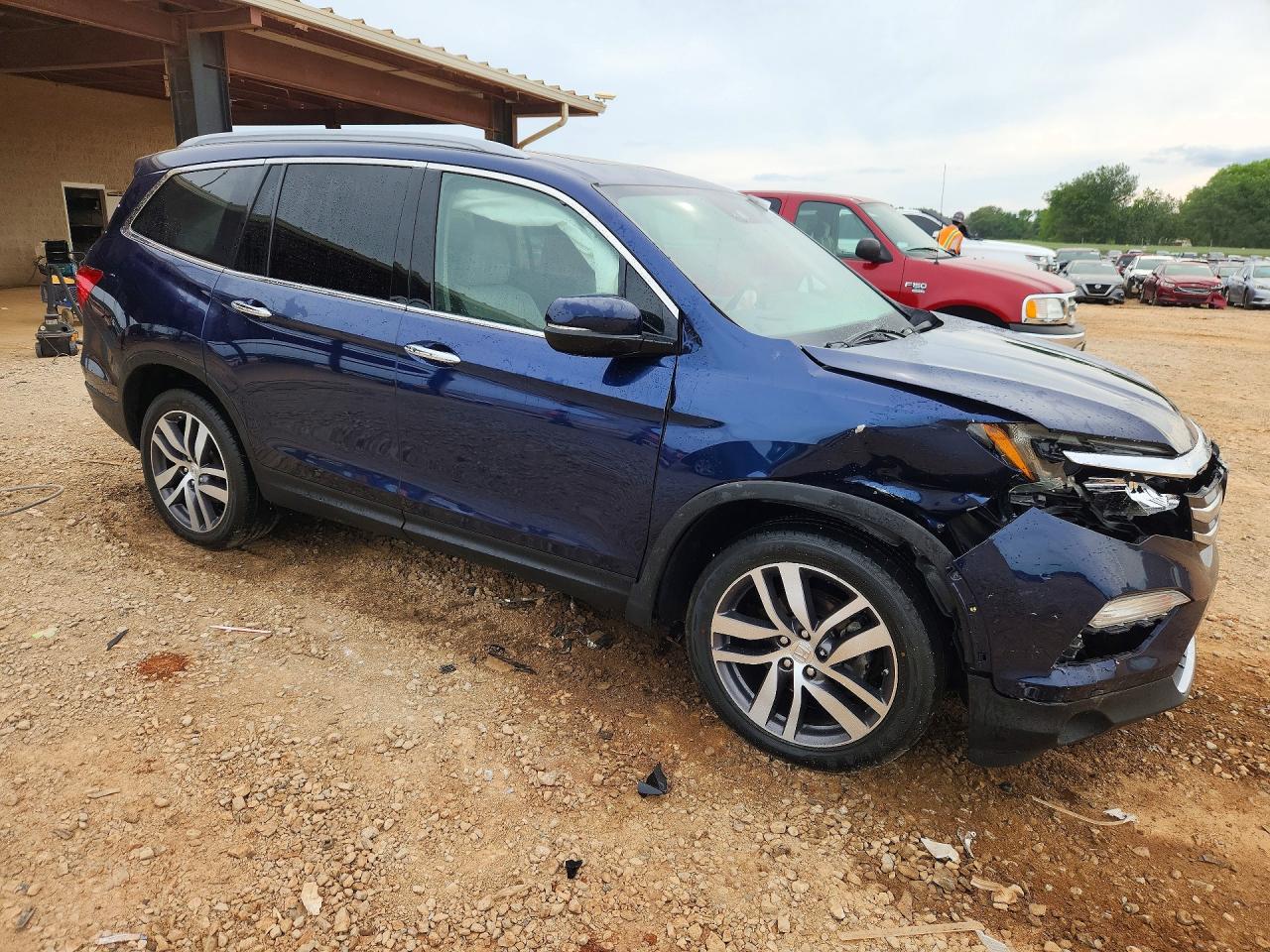 2017 Honda Pilot Elite Blue vin: 5FNYF6H01HB067258