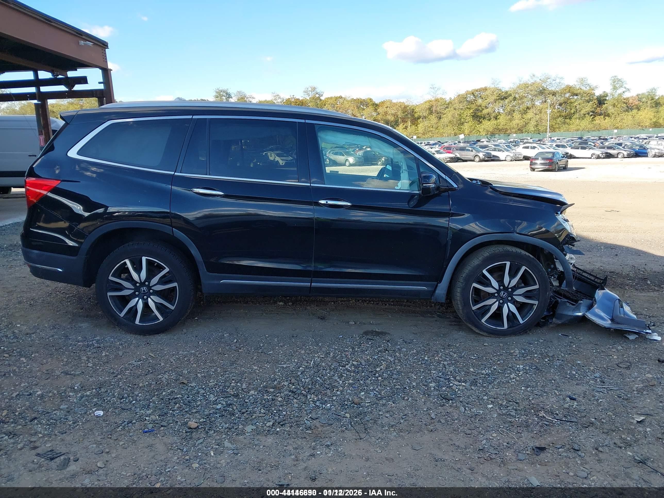 2019 Honda Pilot Elite Black vin: 5FNYF6H02KB023924
