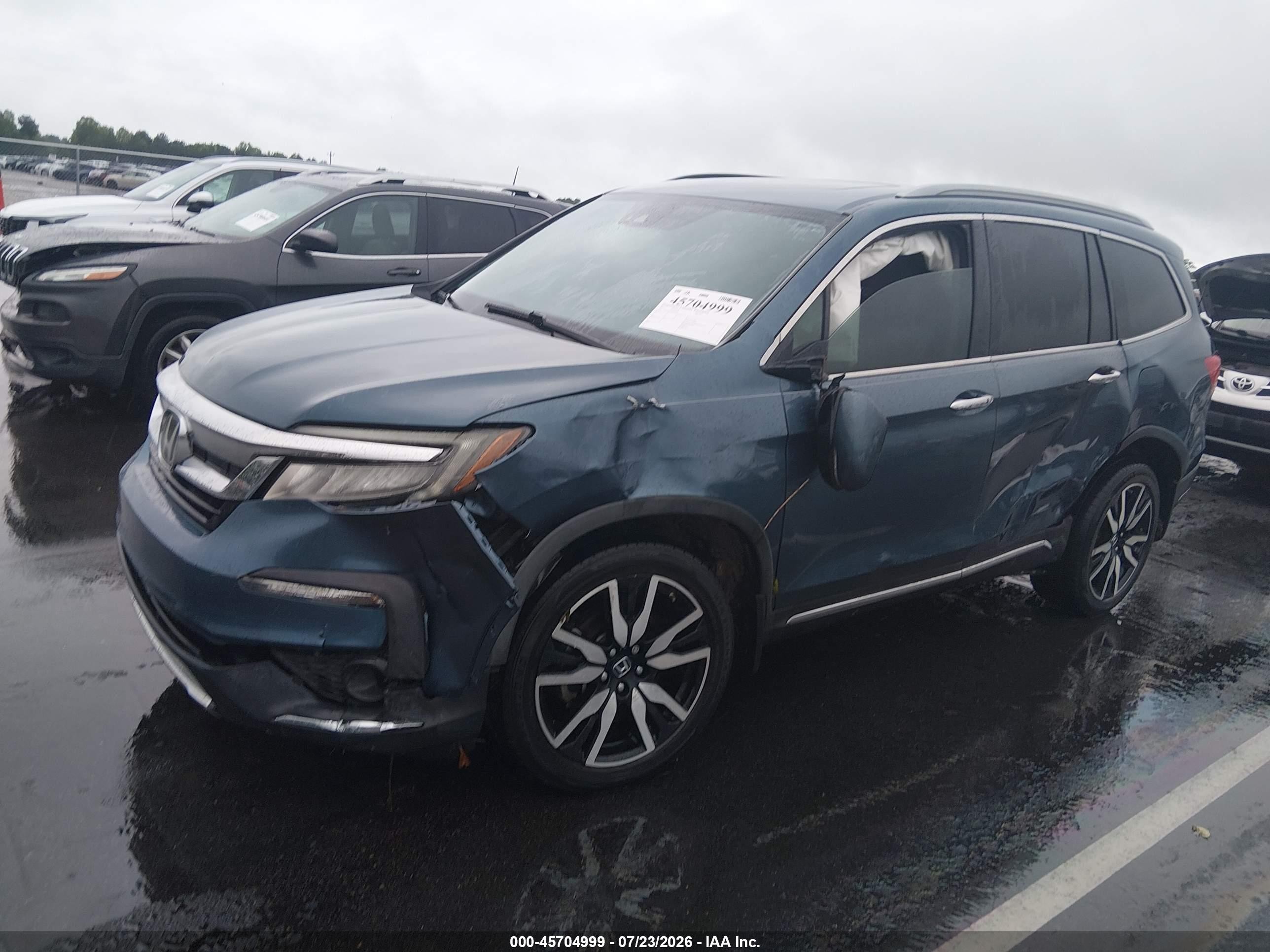 2019 Honda Pilot Elite Blue vin: 5FNYF6H07KB089031