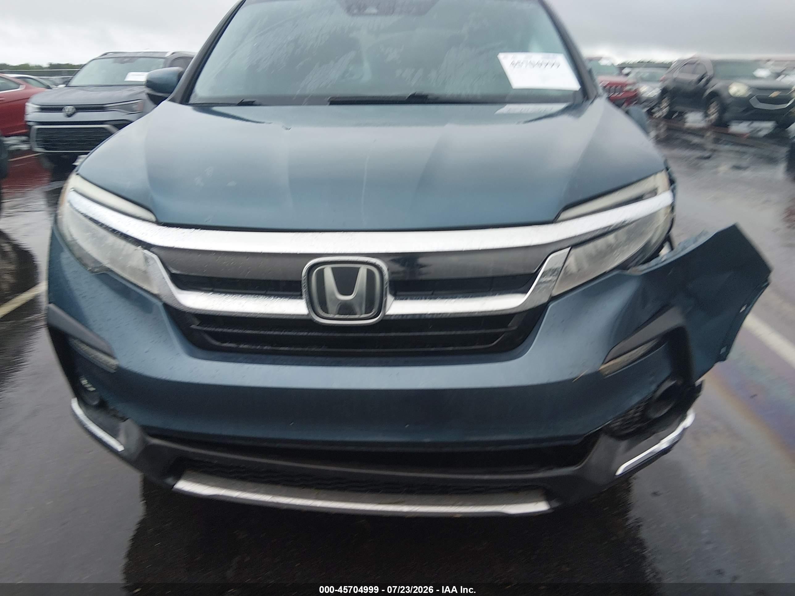 2019 Honda Pilot Elite Blue vin: 5FNYF6H07KB089031