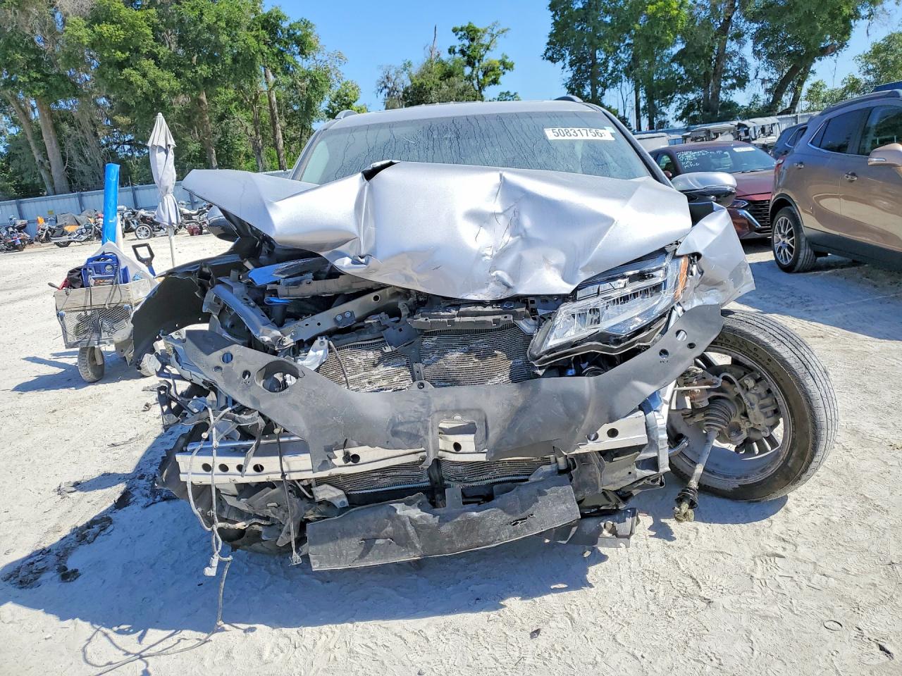 2022 Honda Pilot Elite Silver vin: 5FNYF6H07NB024314