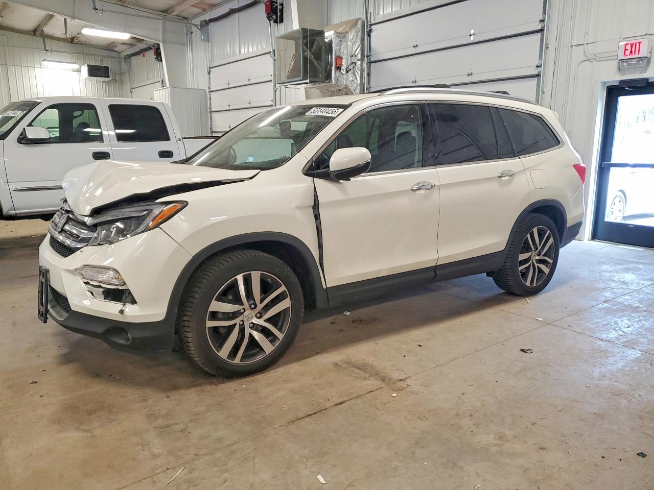 2017 Honda Pilot Elite White vin: 5FNYF6H09HB011133
