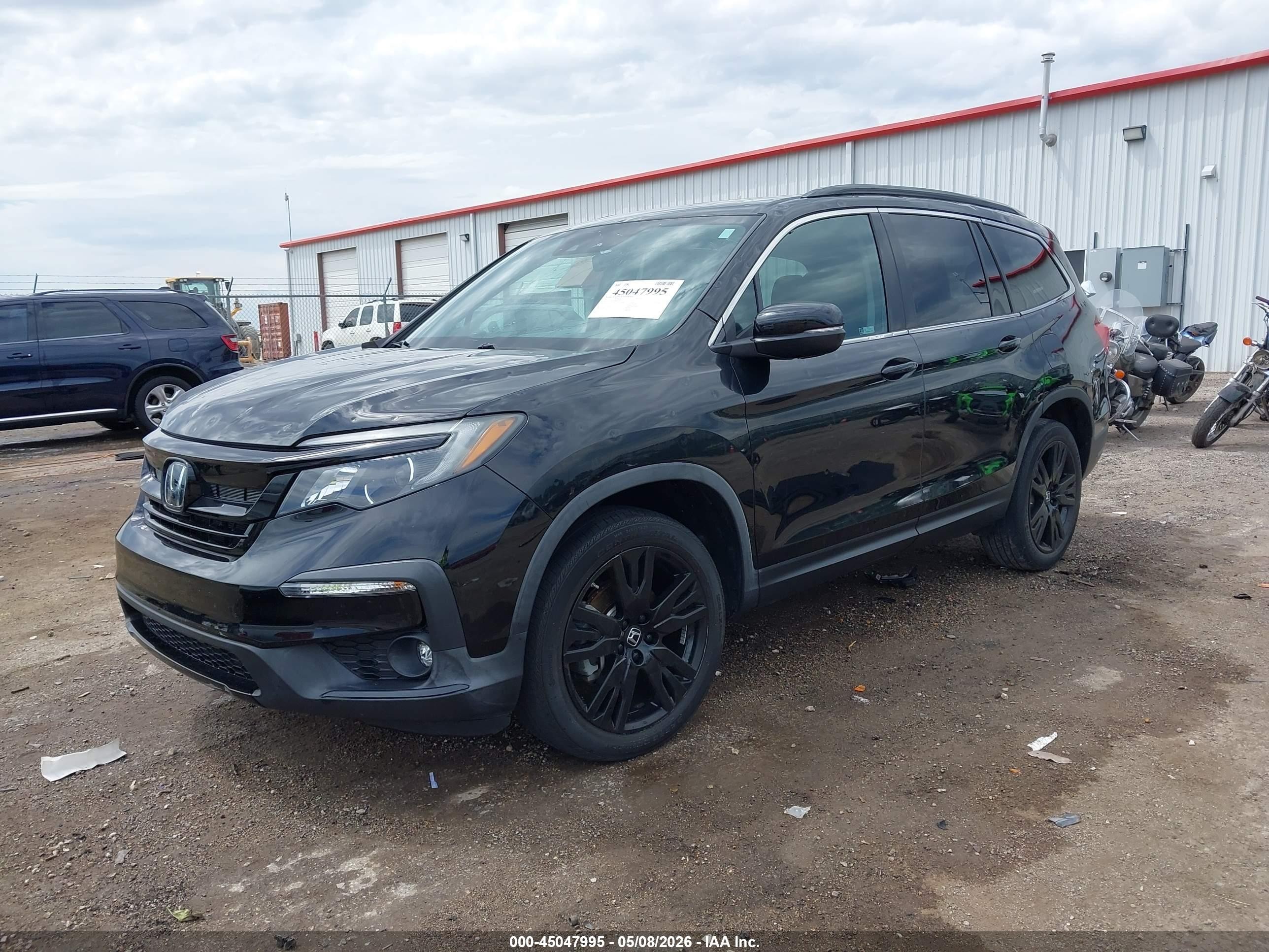 2021 Honda Pilot Awd Special Edition Черный vin: 5FNYF6H24MB022617