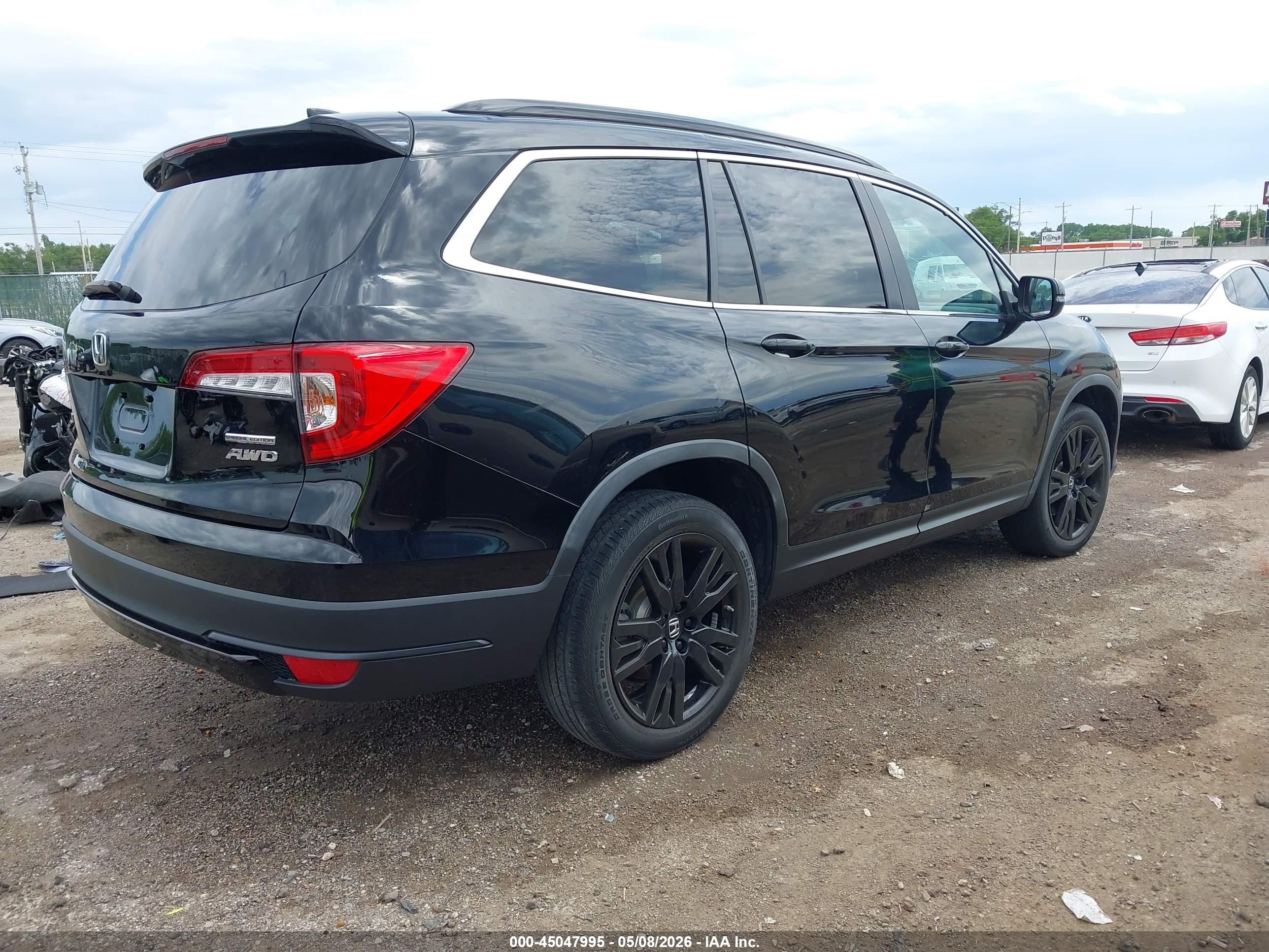 2021 Honda Pilot Awd Special Edition Черный vin: 5FNYF6H24MB022617