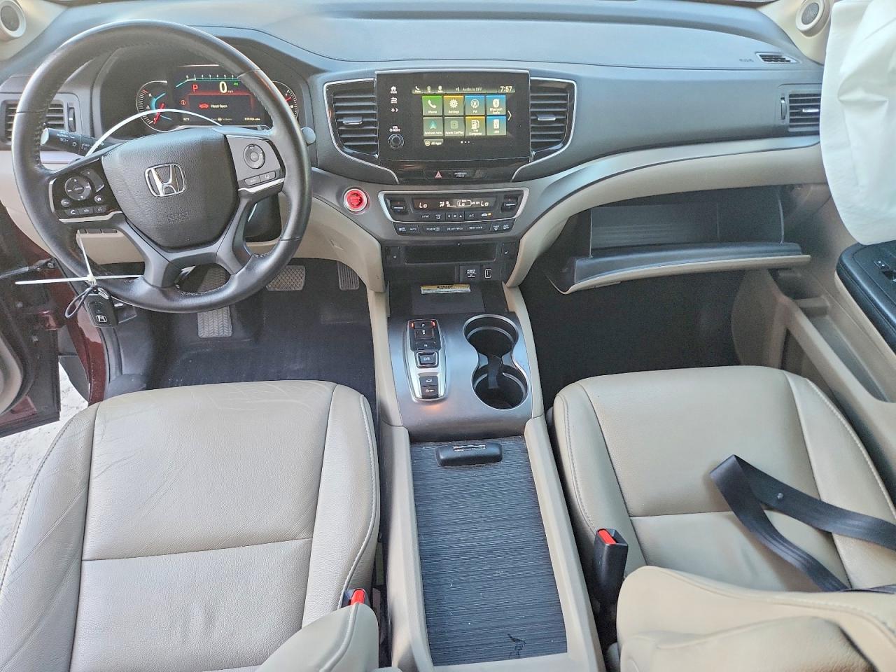 2022 Honda Pilot Se Burgundy vin: 5FNYF6H25NB009070