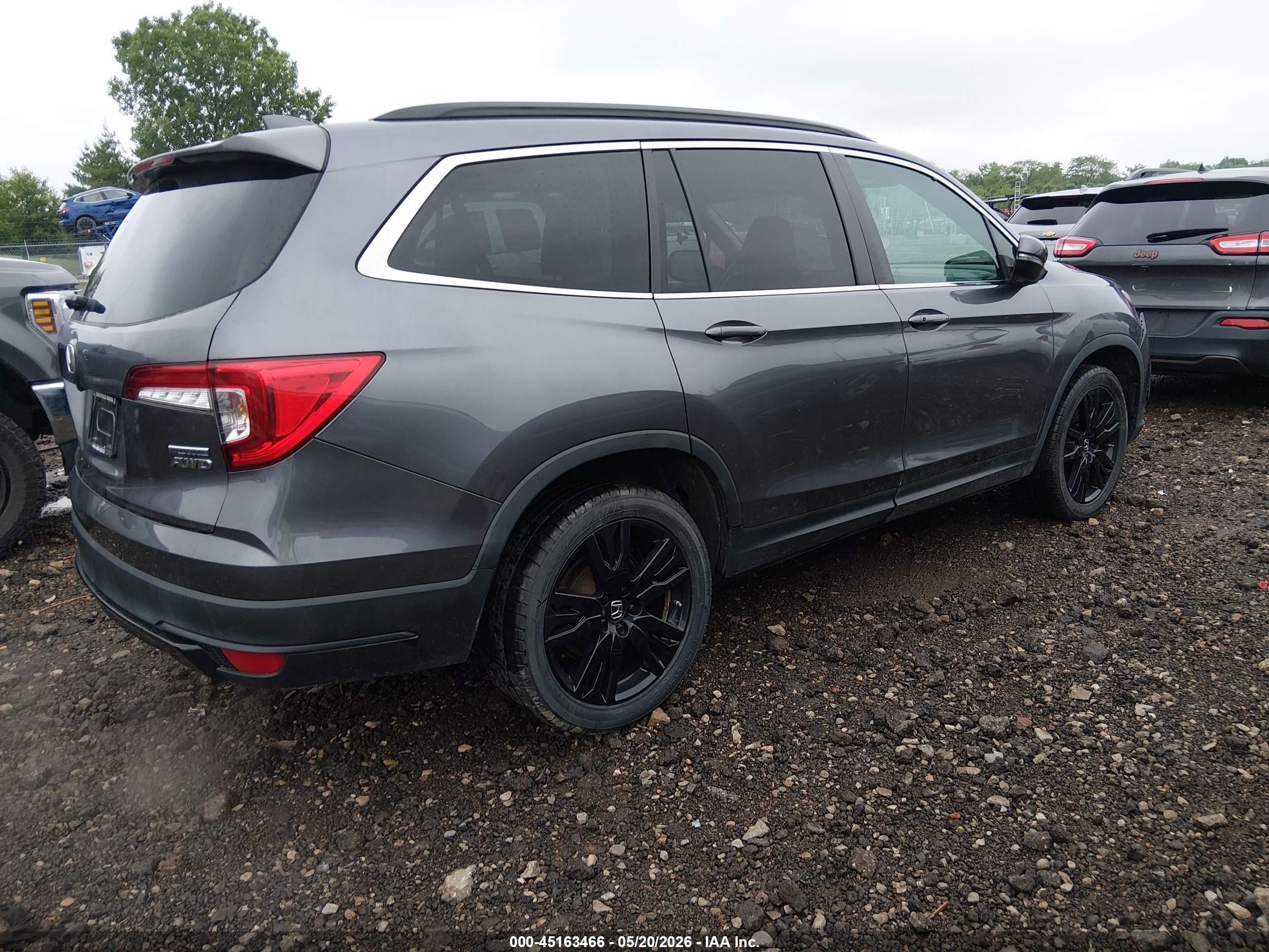 2022 Honda Pilot Awd Special Edition Black vin: 5FNYF6H2XNB028441