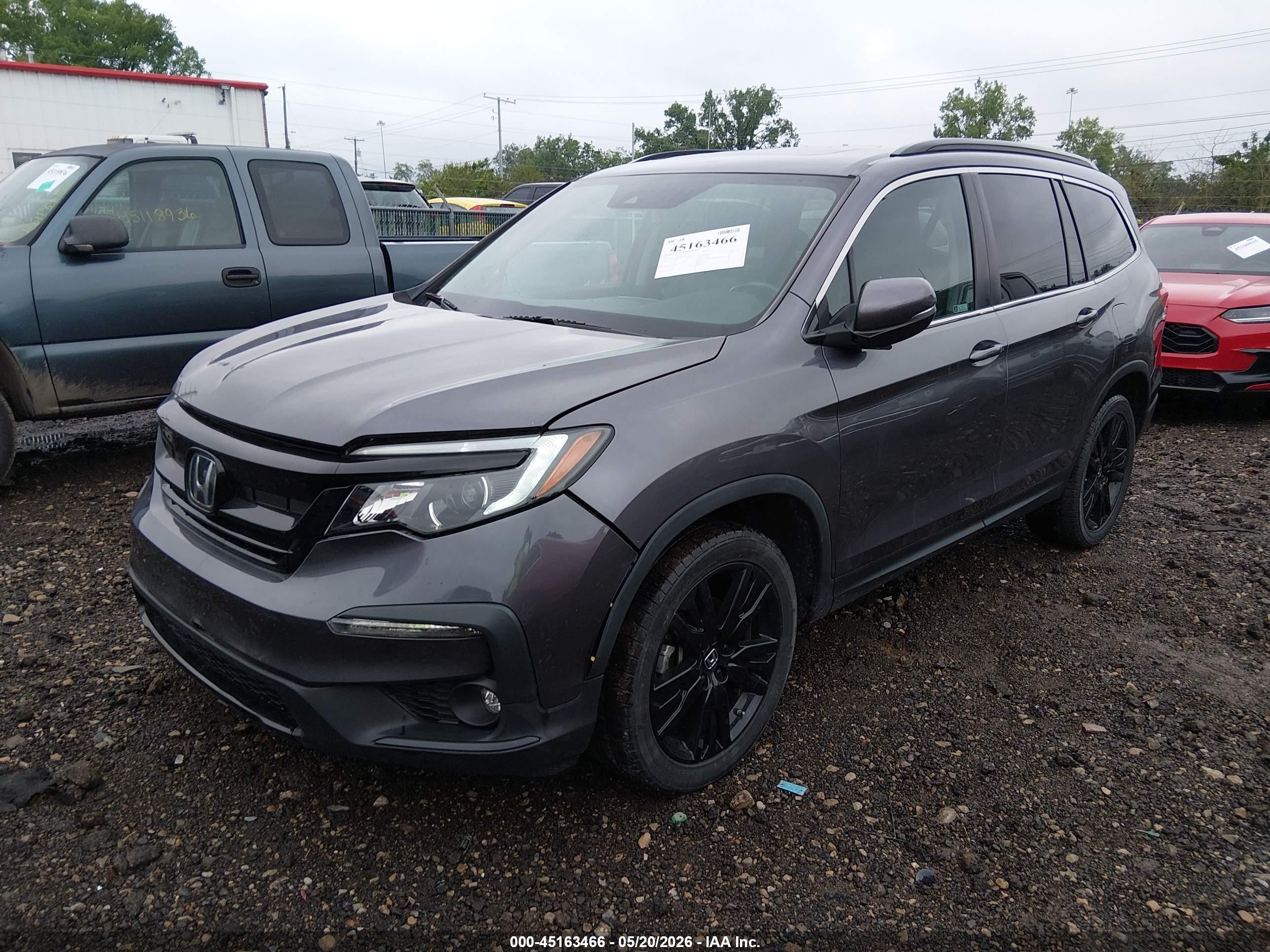 2022 Honda Pilot Awd Special Edition Black vin: 5FNYF6H2XNB028441
