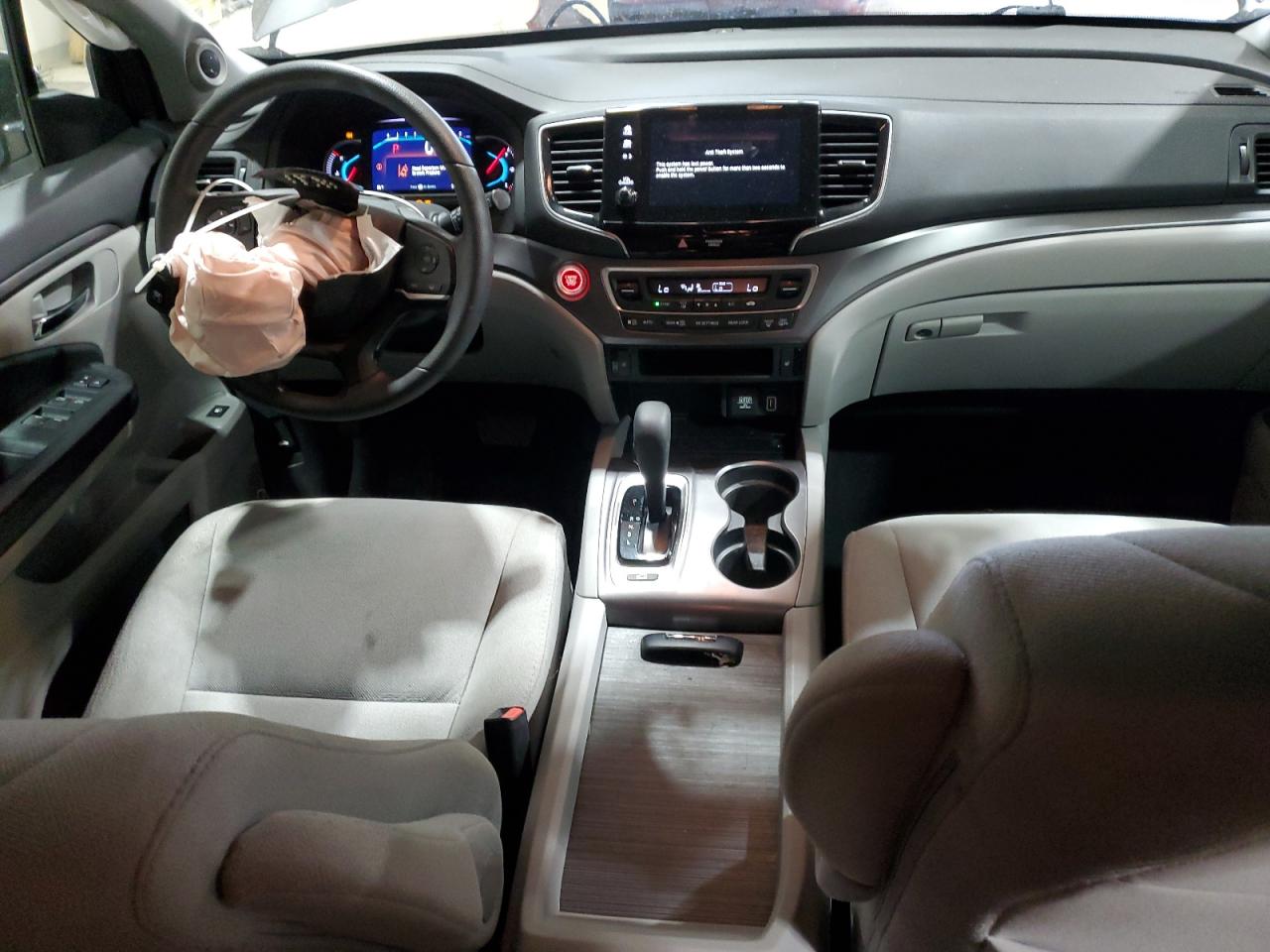 2019 Honda Pilot Ex Gray vin: 5FNYF6H32KB026624