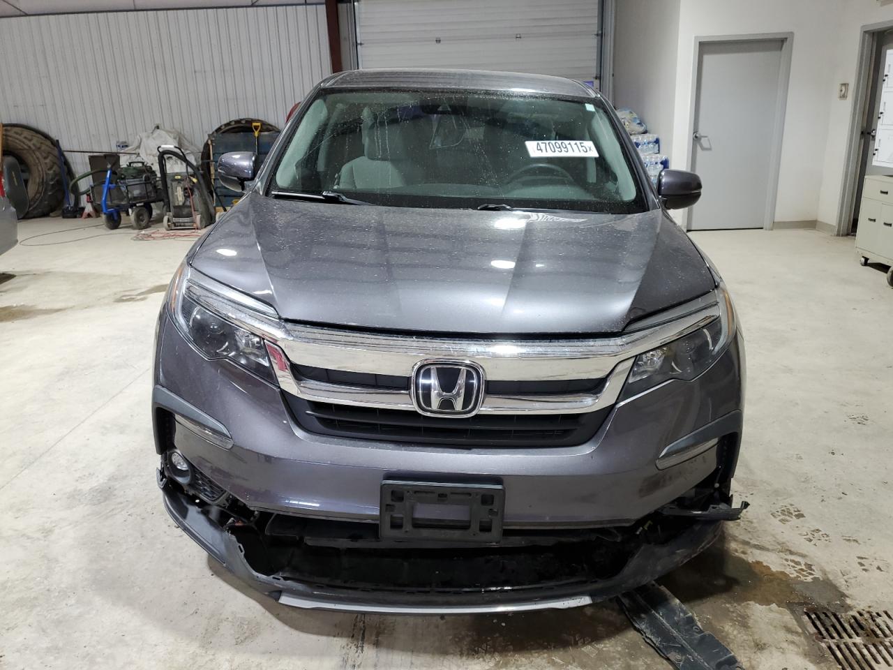 2019 Honda Pilot Ex Gray vin: 5FNYF6H32KB026624