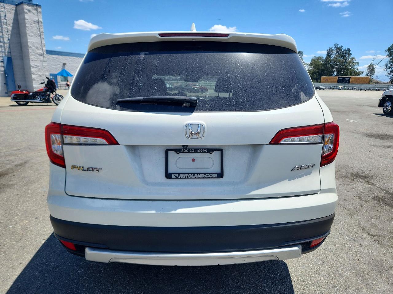2019 Honda Pilot Ex White vin: 5FNYF6H33KB062760