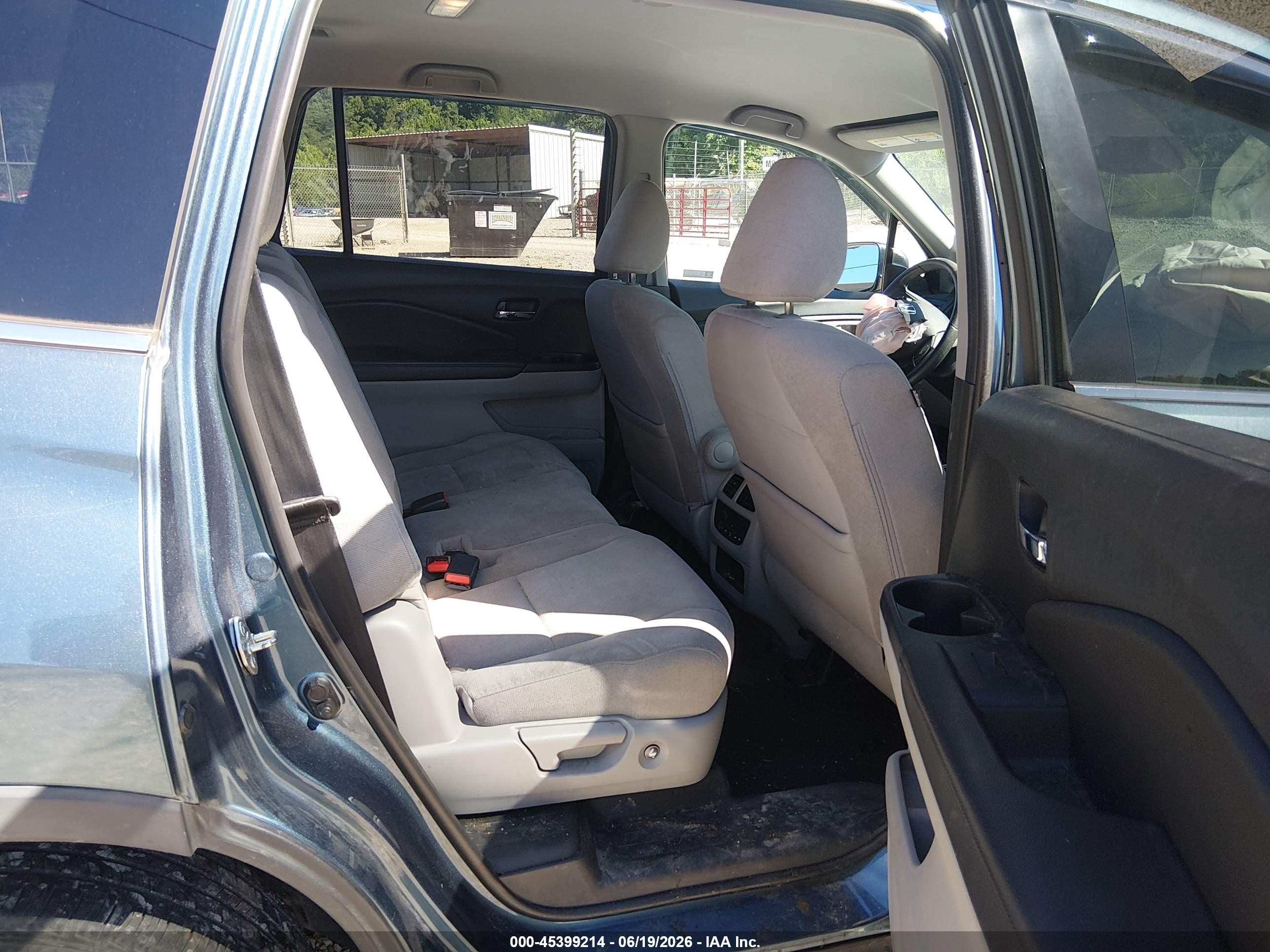 2019 Honda Pilot Ex Blue vin: 5FNYF6H35KB046866