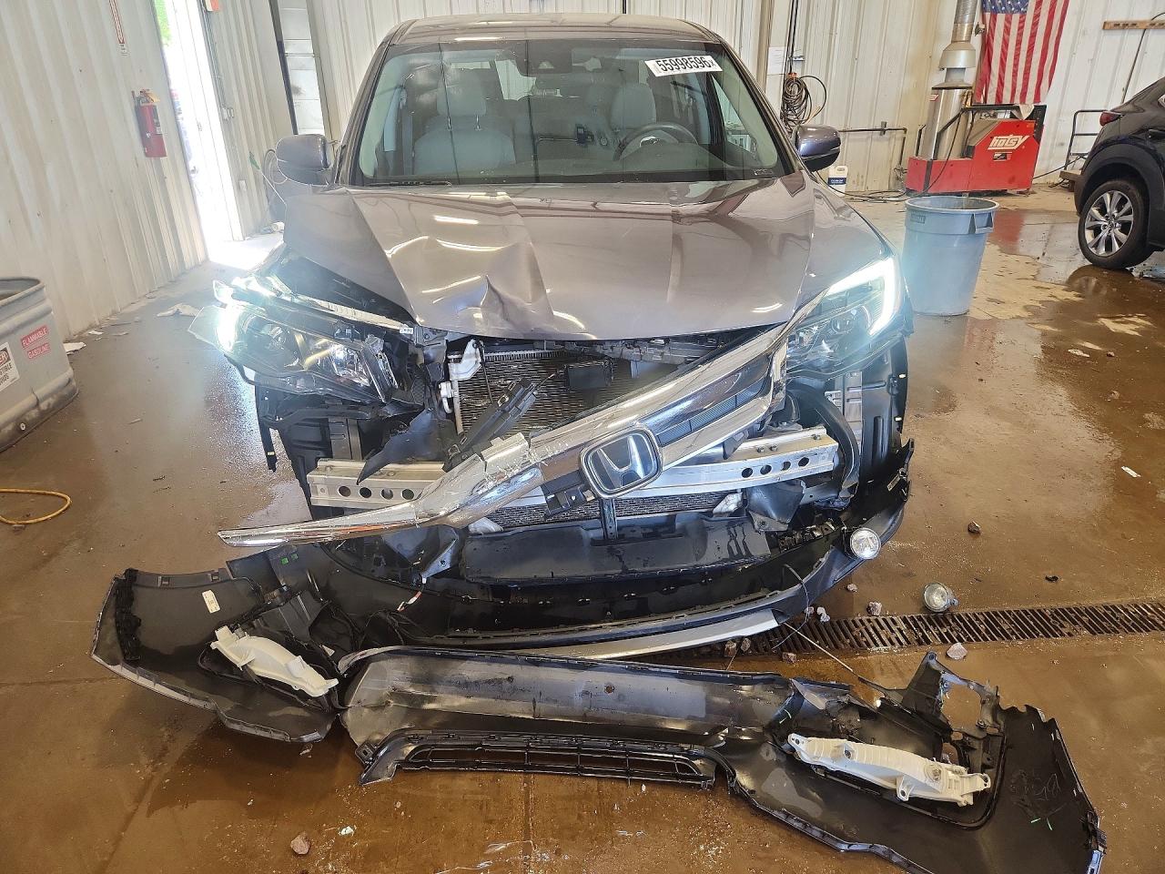 2020 Honda Pilot Ex Gray vin: 5FNYF6H35LB065502