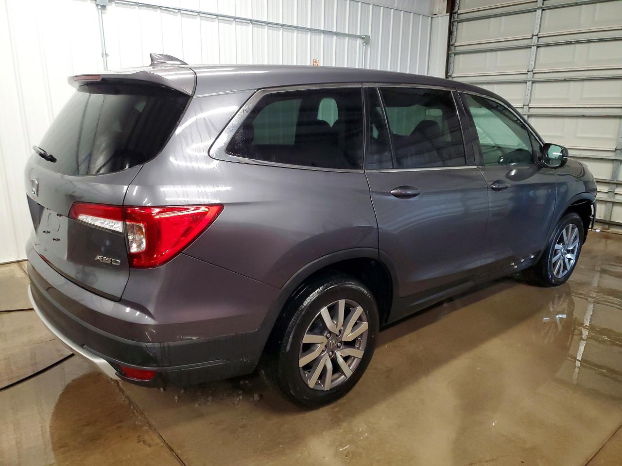 2019 Honda Pilot Ex Gray vin: 5FNYF6H37KB084082