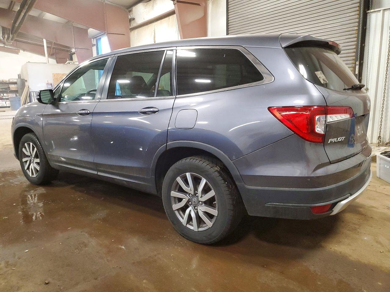 2021 Honda Pilot Ex Gray vin: 5FNYF6H37MB009823
