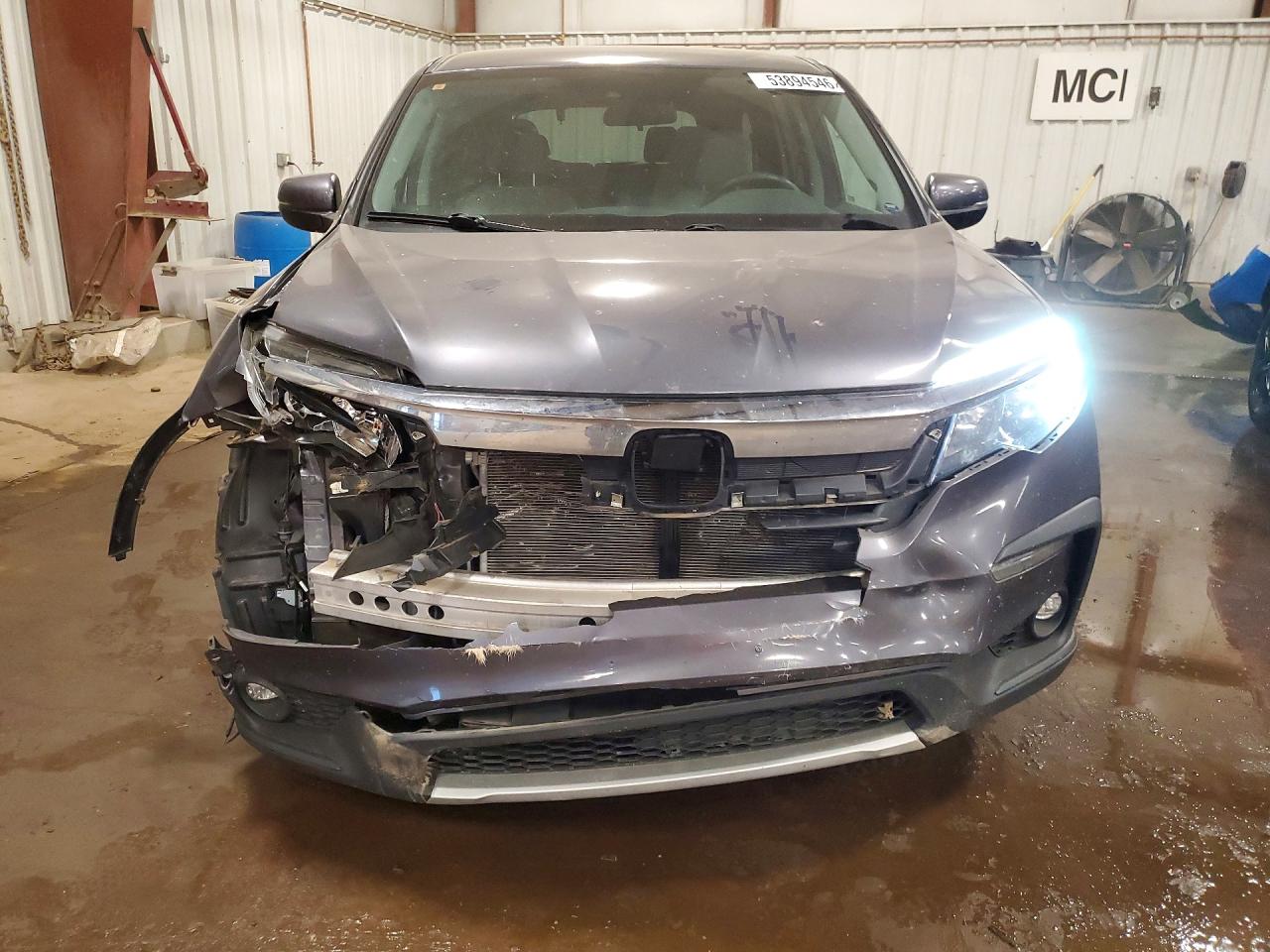 2021 Honda Pilot Ex Gray vin: 5FNYF6H37MB009823