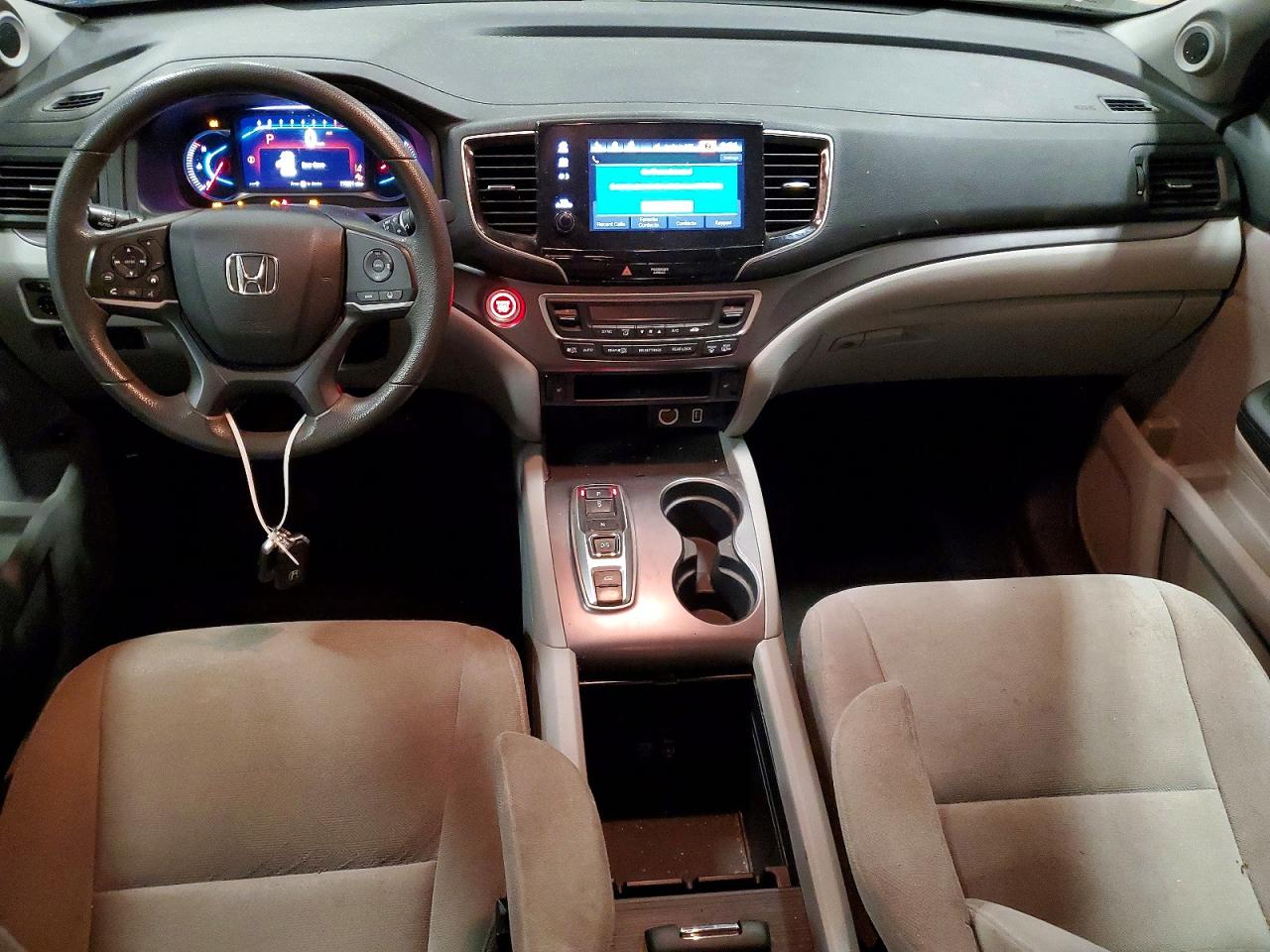 2021 Honda Pilot Ex Gray vin: 5FNYF6H37MB009823