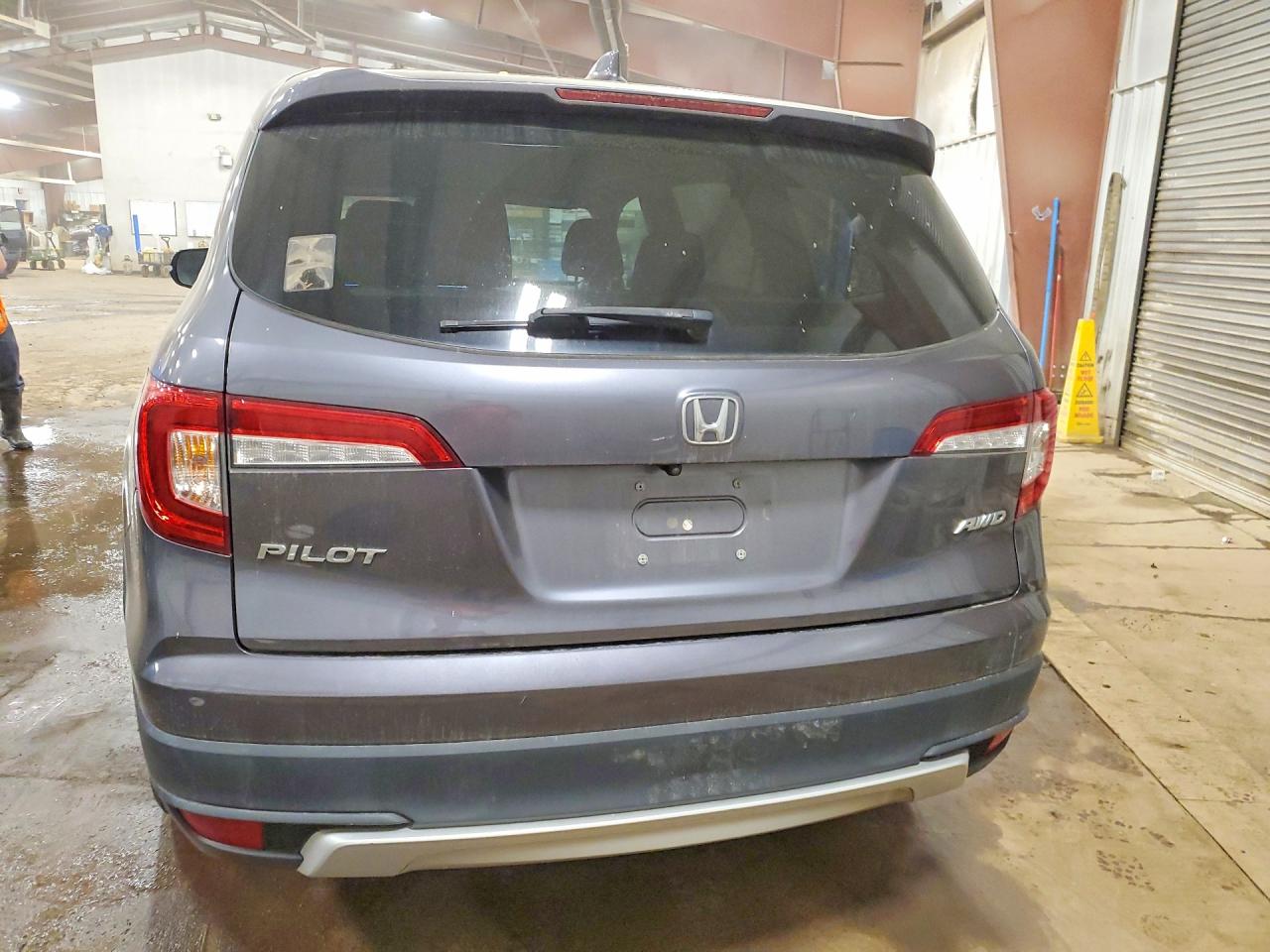 2021 Honda Pilot Ex Gray vin: 5FNYF6H37MB009823