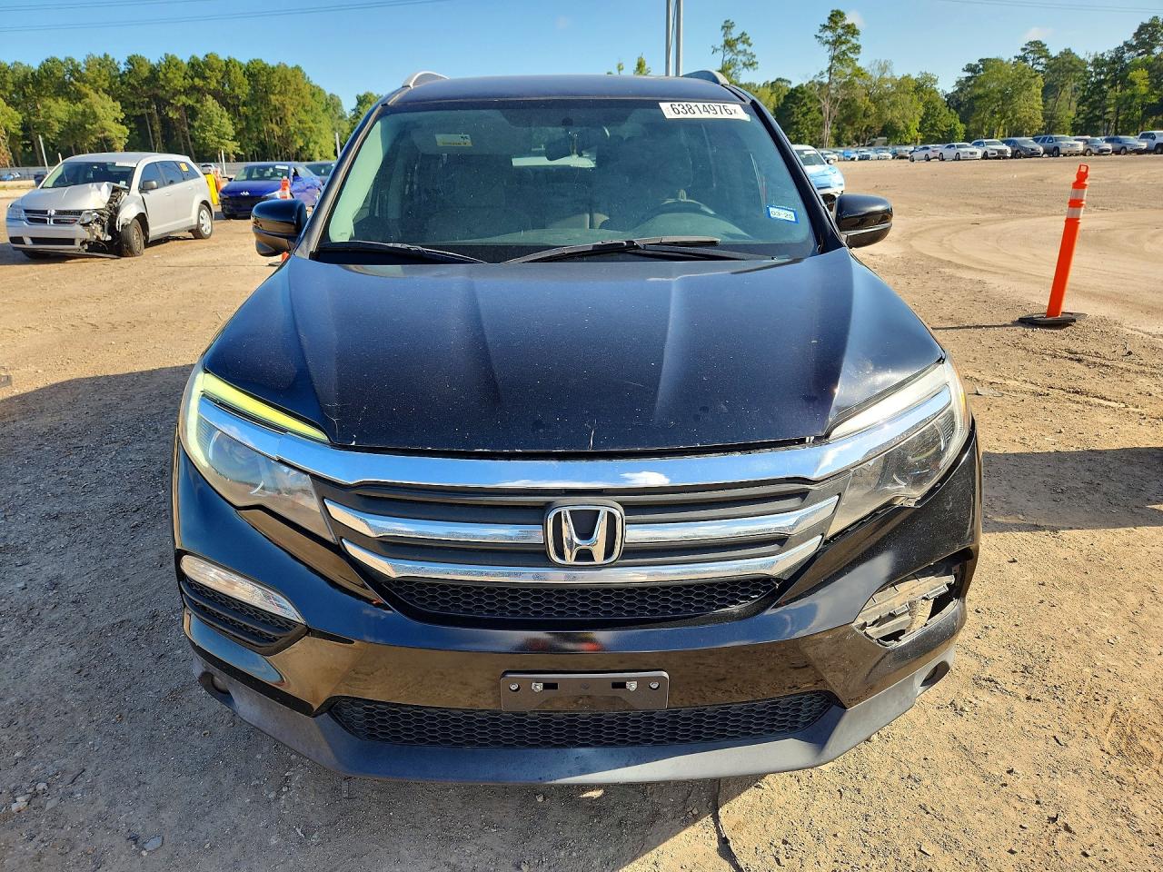 2018 Honda Pilot Ex Black vin: 5FNYF6H38JB022656