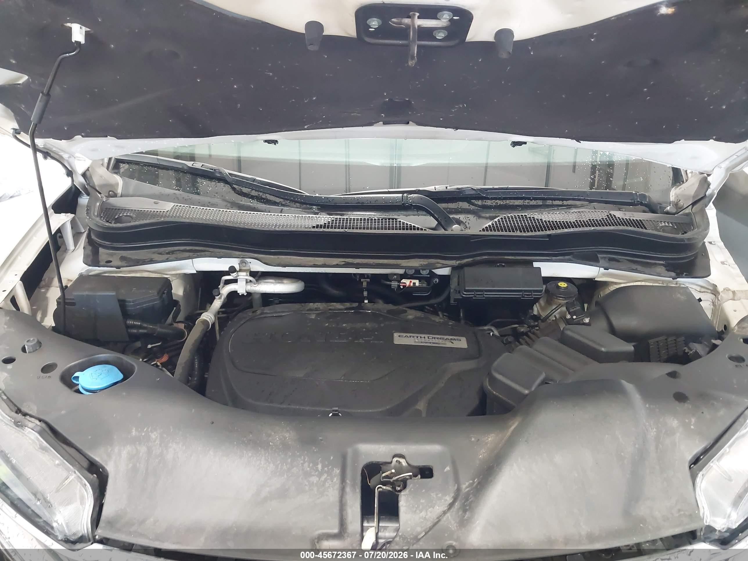 2019 Honda Pilot Ex White vin: 5FNYF6H38KB027888
