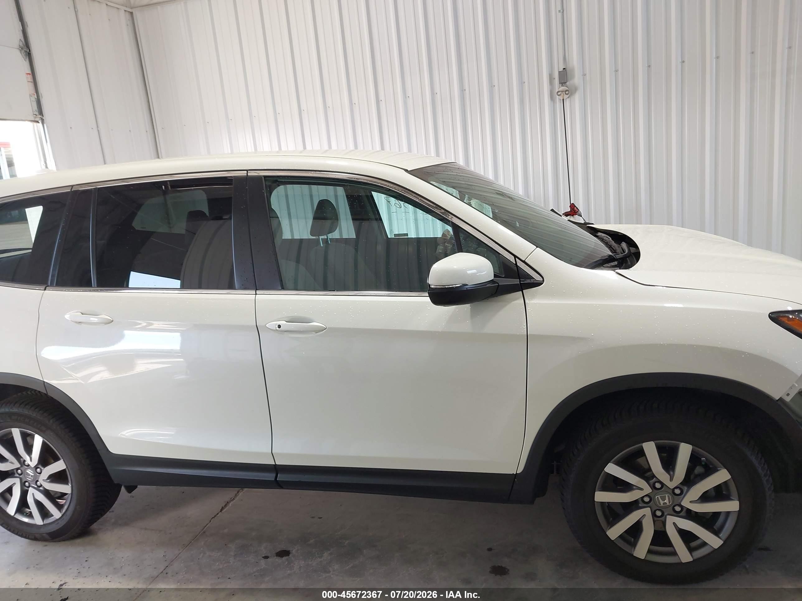 2019 Honda Pilot Ex White vin: 5FNYF6H38KB027888