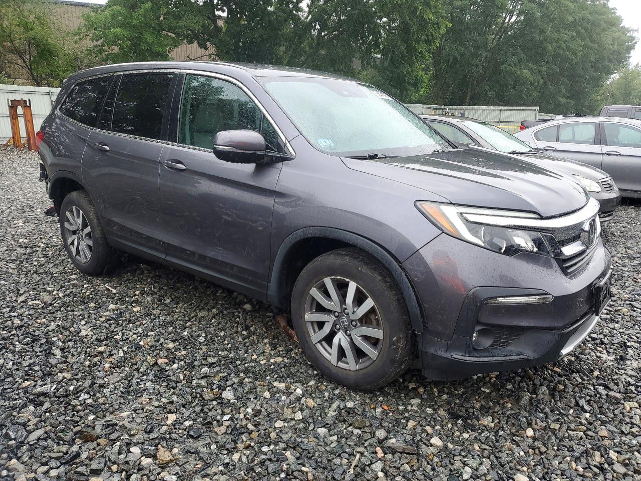 2019 Honda Pilot Ex Gray vin: 5FNYF6H39KB081684