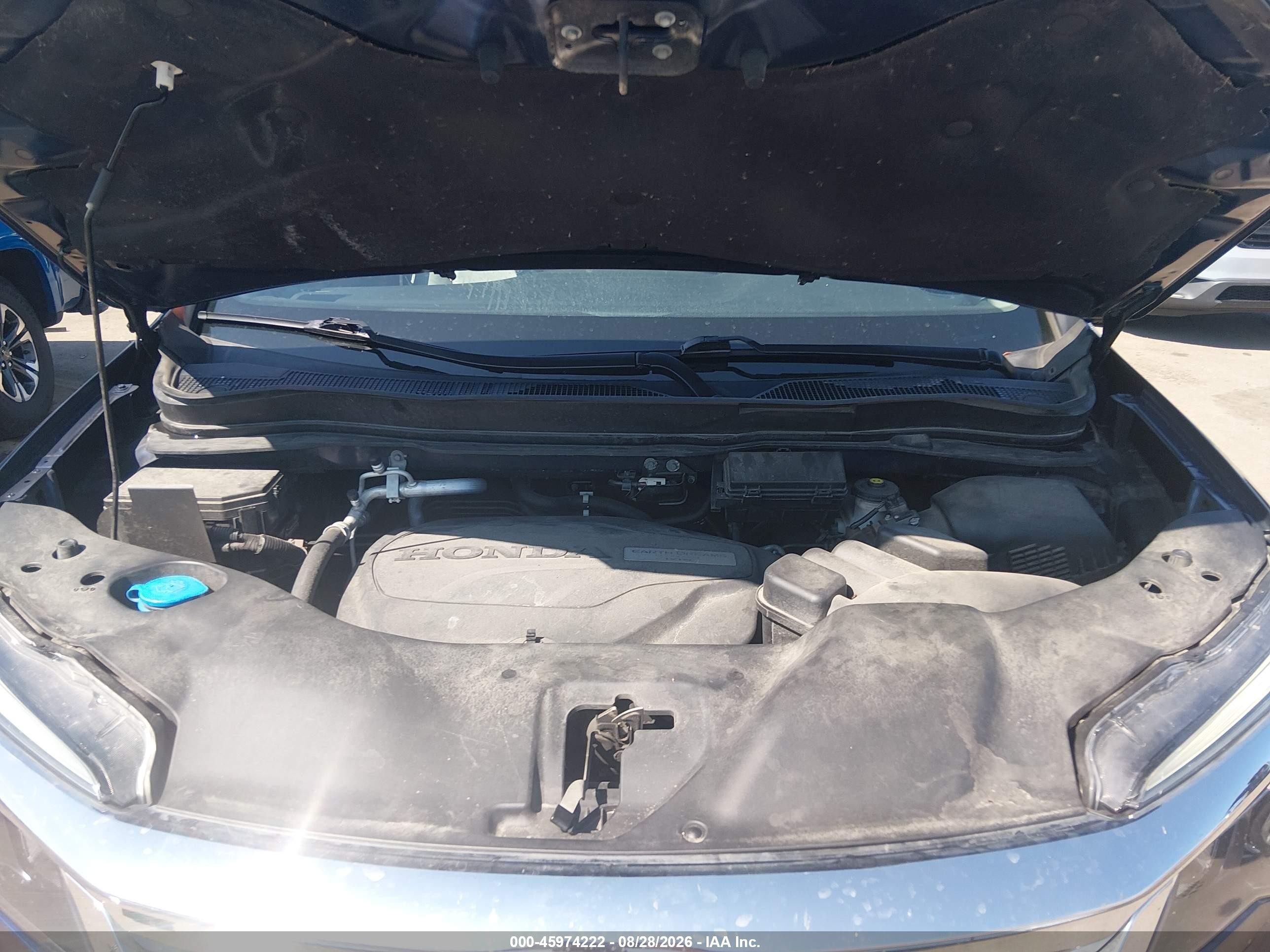 2019 Honda Pilot Ex-l Синий vin: 5FNYF6H42KB020511