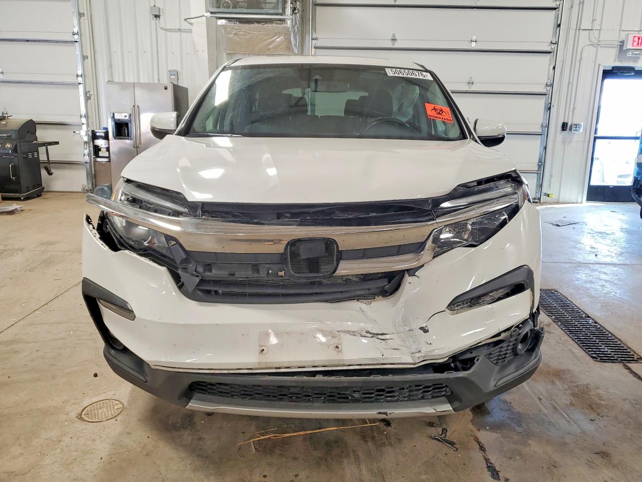 2020 Honda Pilot Exl White vin: 5FNYF6H46LB015233