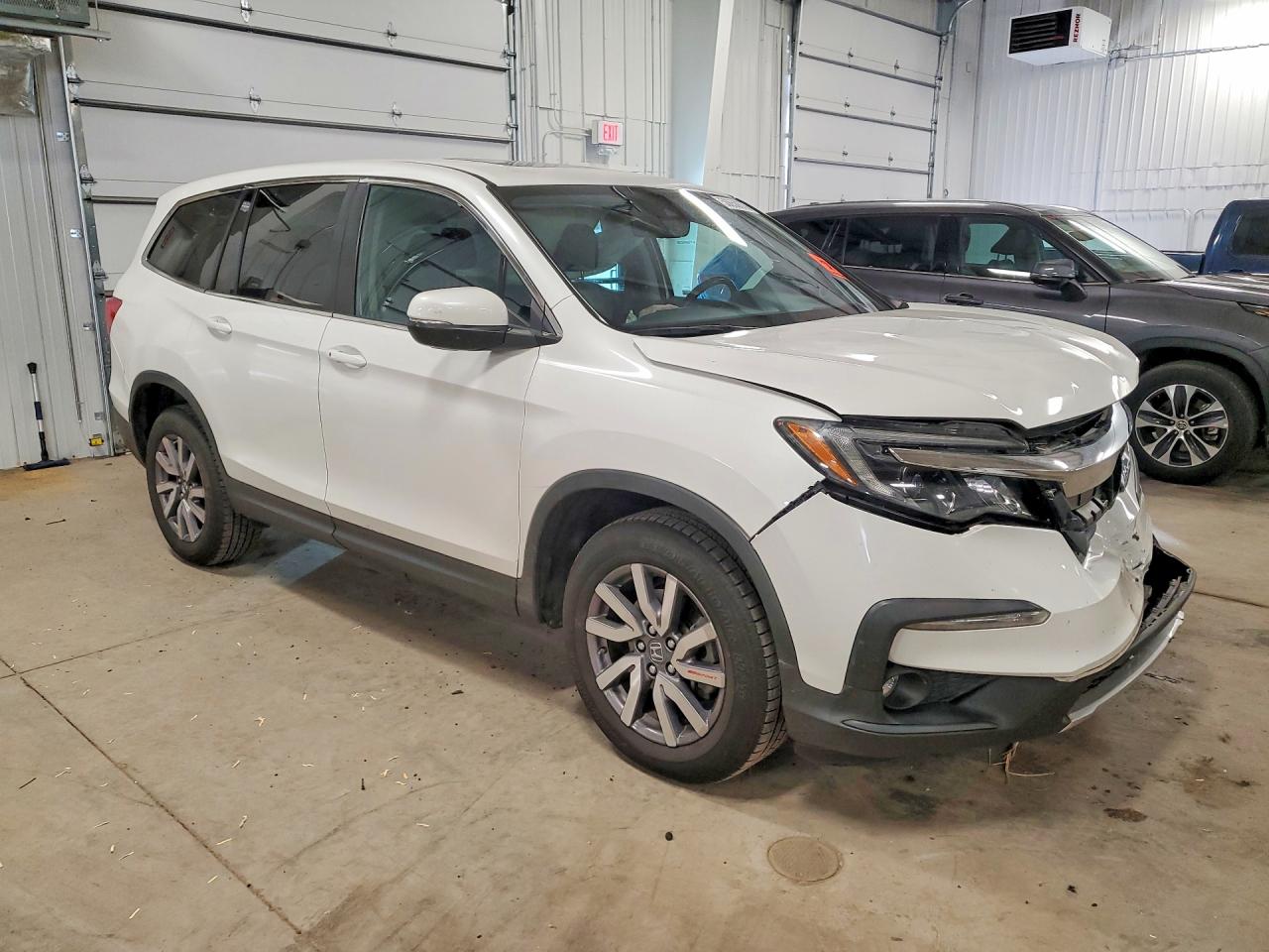 2020 Honda Pilot Exl White vin: 5FNYF6H46LB015233