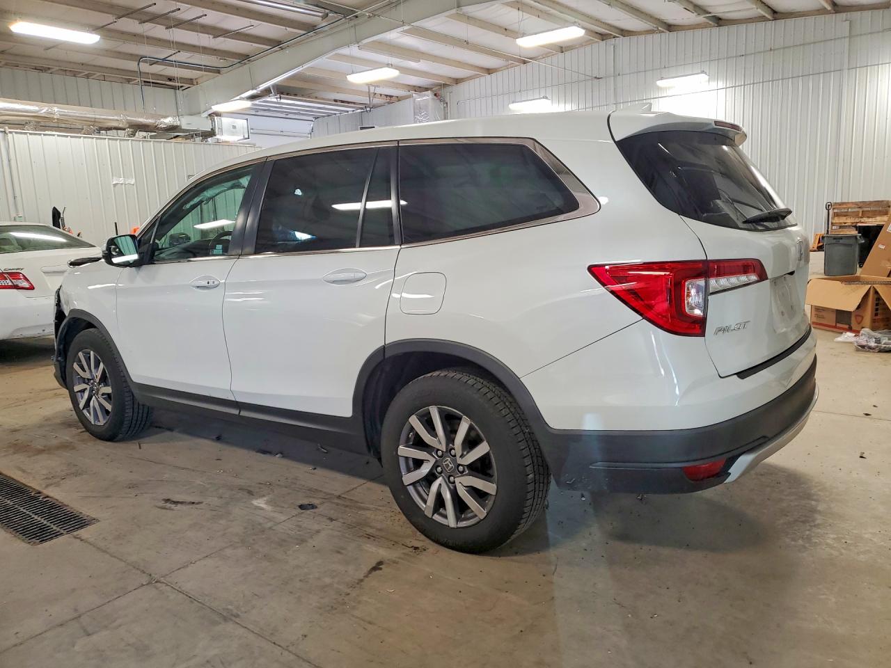 2020 Honda Pilot Exl White vin: 5FNYF6H46LB015233
