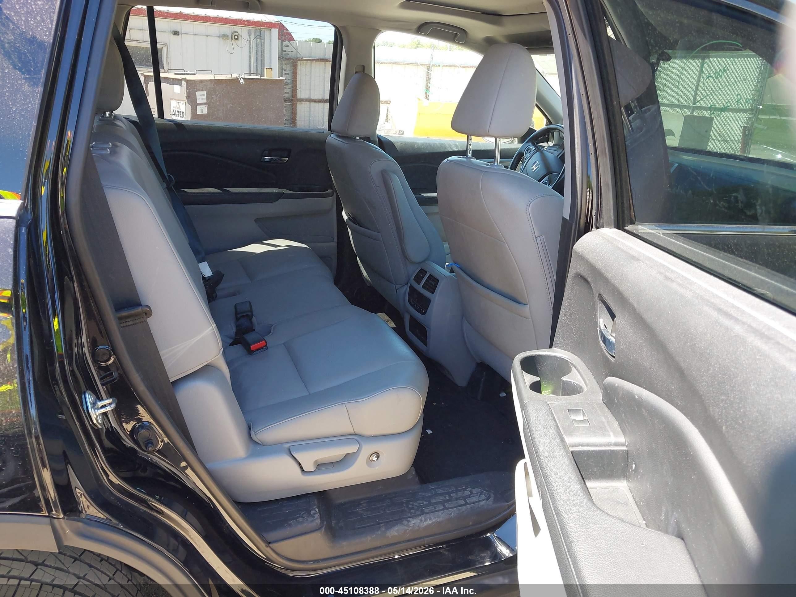 2018 Honda Pilot Ex-l Черный vin: 5FNYF6H50JB025696