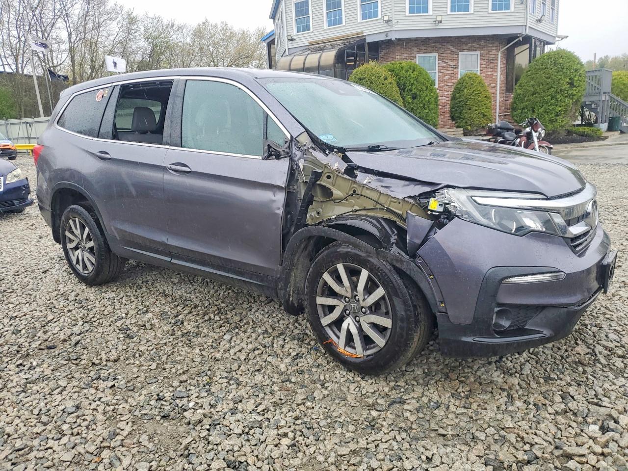 2020 Honda Pilot Exl Gray vin: 5FNYF6H50LB016449