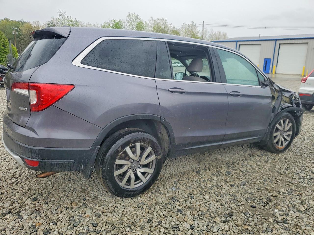 2020 Honda Pilot Exl Gray vin: 5FNYF6H50LB016449